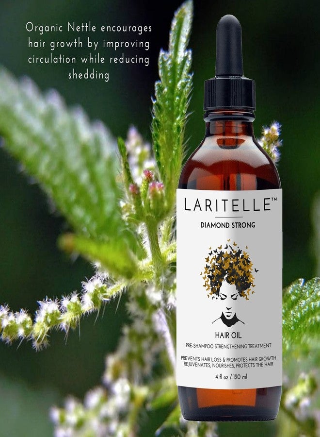 Laritelle Diamond Strong Hair Growth Treatment Oil – 4 oz – Organic Anti‑Thinning Scalp Oil with Jojoba, Saw Palmetto, Nettle & Rosemary – Vegan, Sulfate‑Paraben‑Free - Image 4